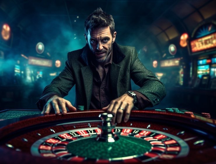 Antarmuka Live Blackjack responsif di Android Antarmuka Live Blackjack di layar mobile Android